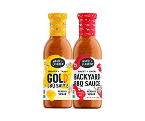 Free Bottle of Naturally Sweetened BBQ Sauces - Halo + Cleaver