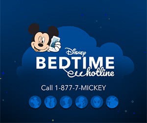 Get a Free Disney Hotline Goodnight Message from Your Favorite Characters
