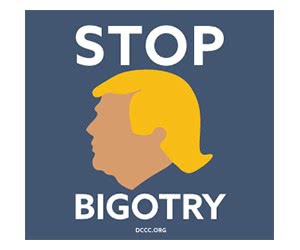 Free "Stop Bigotry" Sticker
