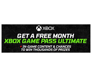 Free X-Box Game Pass Ultimate 1-Month Subscription