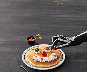 Enjoy a Spooky Treat this Halloween at IHOP - Free Scary Face Pancake for Kids!