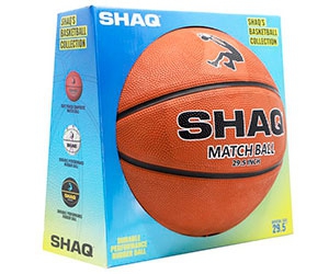 Get a Free Shaq Official Sized Performance Rubber Basketball