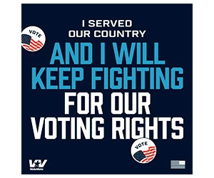 Free VoteVets Vote Sticker - Show Your Support for Voting Rights!