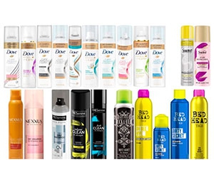 Get a Full Refund on Dove, Tigi, Tresemme, and Suave Dry Shampoo - Limited Time Offer