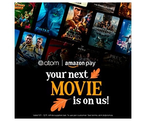 Get a FREE Movie Ticket with Amazon Pay at Atom Tickets - Enjoy a Memorable Movie Experience!