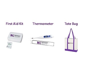 Get a Free First Aid Kit, Thermometer, and Tote Bag from Novant Health