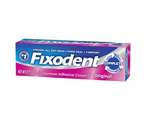 Get a Free Fixodent Adhesive Cream Sample for Secure Teeth