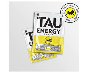 Get a Free Sample of Tau Energy Drink - Boost Your Energy and Feel Empowered
