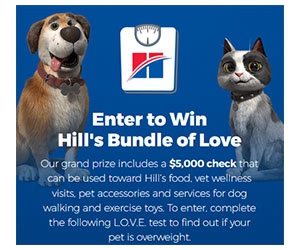 Hills Pet Food Giveaway