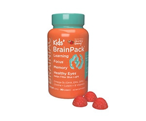 Free Kids' Daily BrainPack Gummies from Brainiac Foods: Boost Focus and Learning