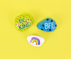 Celebrate Friendship Week with a Free Painted Friendship Rocks Kit from Michaels