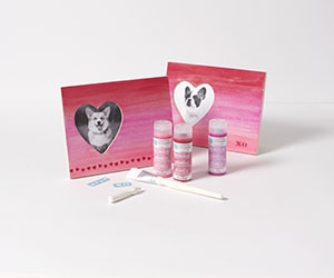 Valentine's Day Free Watercolor Heart Frame Craft Kit