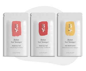 Get Free Wake Up Call Sh & Co + Hair Redemption Butter Mask Sachets from Better - Not Younger!