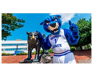 Get a Free Panther Eye Mask from Georgia State University