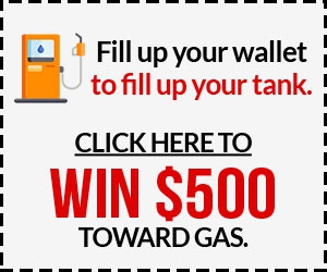 Win $500 Towards Fuel: Register for a Chance to Win the Sweepstakes Giveaway