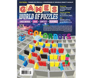 Claim Your Free 1-Year Subscription to Games World of Puzzles Magazine!