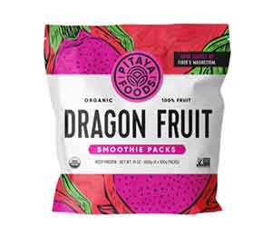 Claim a Voucher for a Free Bag of Dragon Fruit Smoothie Packs from Pitaya Foods