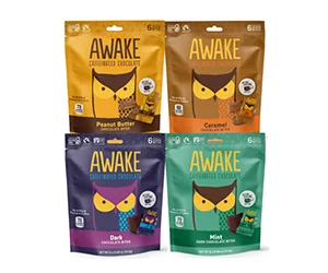 Get a Free Bag of Caffeinated Chocolate Bites from AWAKE Chocolate