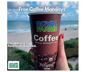 Free Coffee Mondays at Royal Farms