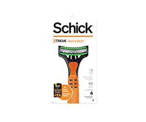 Buy Schick Xtreme3 Face & Body Disposable Razors for Men, 4 CT at CVS for Only $6.99