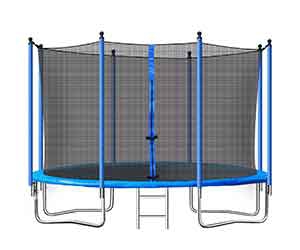 SEGMART 10ft Blue Trampoline with Enclosure Net at Walmart - On Sale for 58% Off!