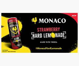 Get Free Monaco Strawberry Hard Lemonade and Stickers | Enjoy the Perfect Blend of Fresh Strawberry and Vodka