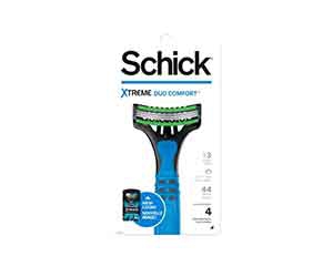 Schick Xtreme3 DuoComfort Disposable Razors, 4 CT at CVS Only $6.99 (reg $8.99)