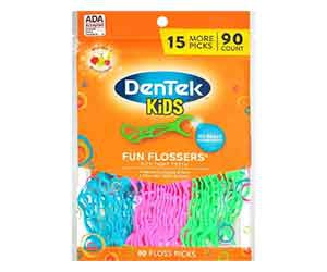 DenTek Kids Fun Flossers - 90ct at Target Only $2.99