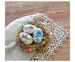 Free Painted Flower Eggs Craft Event at Michaels