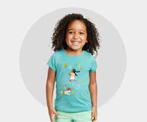 Sale from $4 Kids’, Toddler & Baby Clothing at Target