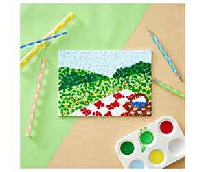 Join the Pointillism Picnic Painting Craft Event for Free at Michaels!