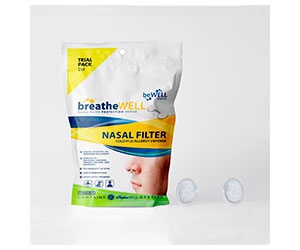 Get Your Free BreatheWELL Filtered Nasal Dilator Sample - Connect with Sampler