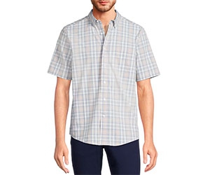 Get the George Men's Poplin Shirt with Short Sleeves for Only $6 at Walmart