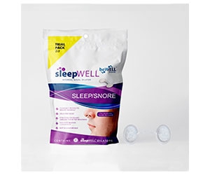 Get a Free Sample of sleepWELL Nasal Dilator for Snore Relief