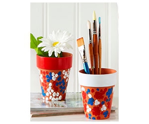 DIY Patriotic Clay Pot Craft Kit: Free at Michaels on Memorial Day!