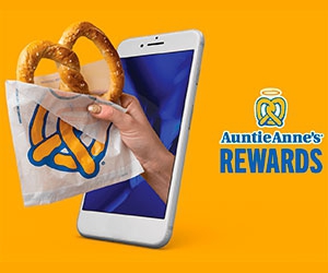 Delicious Rewards at Auntie Anne's App