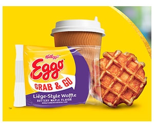 Elevate Your Breakfast Game with Authentic Eggo Grab & Go Liege-Style Waffles