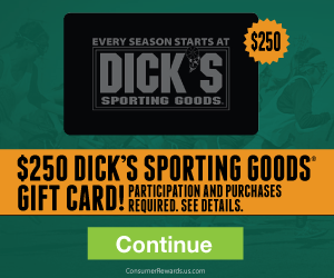 Gear Up for Any Season with a Free $250 Dick's Sporting Goods Gift Card