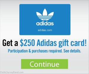 Get a Free $250 Adidas Gift Card
