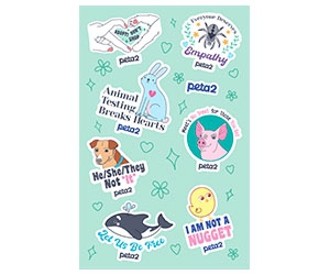 Get Your Free Animal Stickers from Peta Today!
