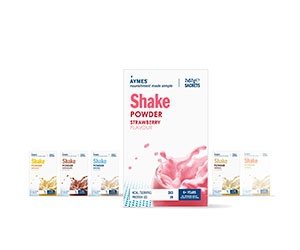 Nutritionally Balanced Aymes Shake Powder Sample for Healthcare Professionals