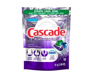 Free 2ct of Cascade Platinum Plus from P&G Good Everyday