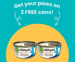Solid Gold Wet Cat Food Offer: Get 2 FREE Cans Today!