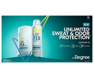 Degree Unlimited Antiperspirant Deodorant: Try for Free and Share Your Honest Reviews with Walmart Shoppers