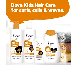 Experience the Love Your Child's Hair Deserves with Free Dove Kids Care Samples