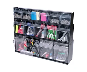 Get Organized with a Free Deflecto Tilt Bin Organizing Party Kit