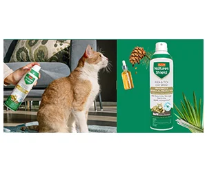 Protect Your Cat for Free with Nature's Shield Flea & Tick Cat Spray from Hartz