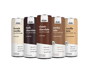 Free Can of High Protein Coffees or Shakes from Slate Milk