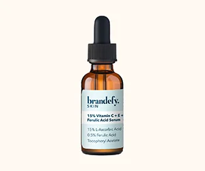 Claim Your Free Sample of Brandefy Skin's Vitamin C + E + Ferulic Acid Serum