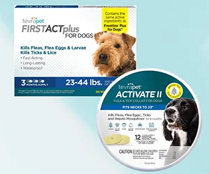 Free Dog Flea & Tick Collars or Drops from Tevrapet